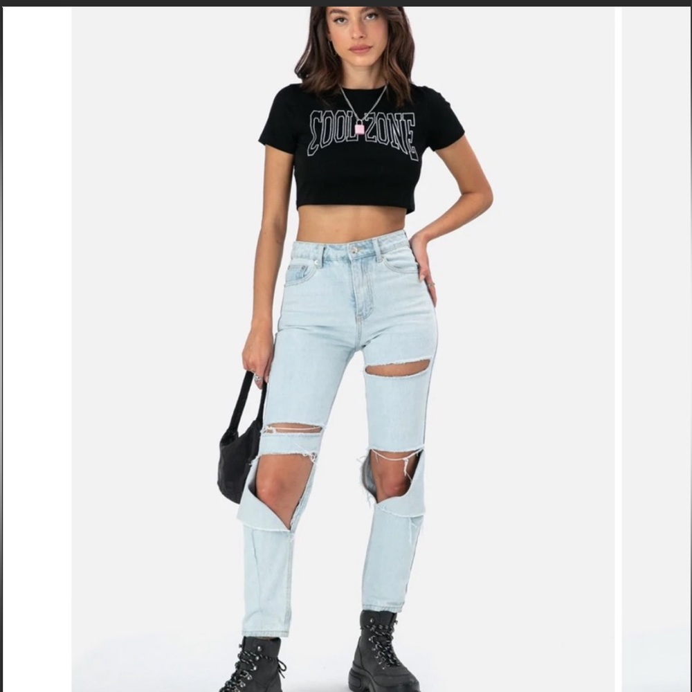 BRAND NEW Adika Straight High Rise Jeans!